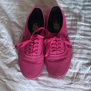Hot pink vans